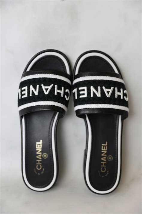 chanel flat slides|Chanel slides men.